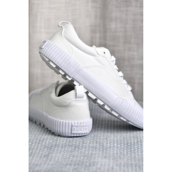 New! Size: 6.5 Women | Levi's Womens Emma Platform Sneaker Shoe | White - Picture 5 of 5